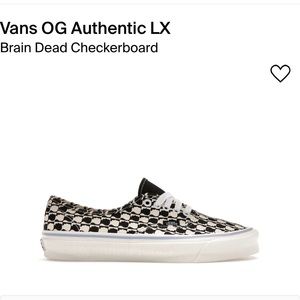 Vans x Braindead OG Authentic Low men’s US 10.5